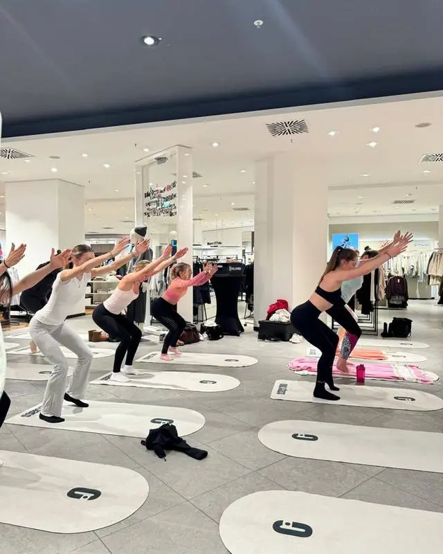 our.class Pilates bei Breuninger Karlsruhe